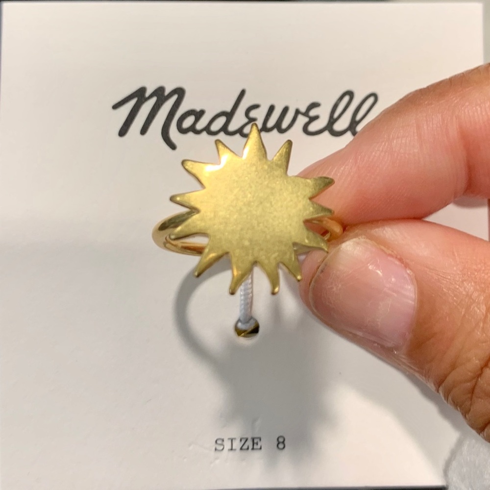 Madewell Sunburst Cocktail Ring - Picture 7 of 8